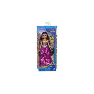 Disney Jázmin hercegnő baba lila ruhában, Aladdin mesebeli karakter, gyűjthető játék - Hasbro
