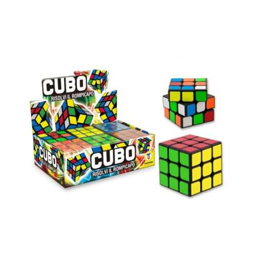 Cubo 3x3-as Rubik kocka kirakós, klasszikus agytornáztató játék
