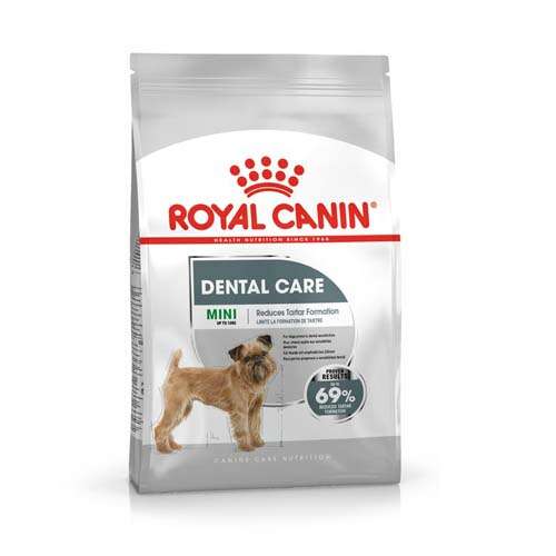 Royal Canin Dental Care Mini Trockenfutter für kleine Rassen, 3kg Beutel