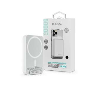 Devia Kintone Series V2 PD20W Magnetic Wireless Charging Power Bank - 5000 mAh - white - Phone Charger and External Battery & Power Bank