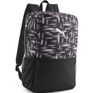 Puma Beta 2 backpack, black and grey, with a geometric pattern - Puma