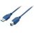 Equip Cable - 128291 (USB3.0, A-B cable, male/female, double shielded, 1m) 98083146