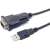 Equip USB-A auf seriell (DB9) Kabel, schwarz, 1,5m