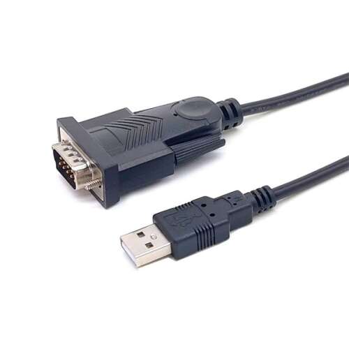 Kabel Equip USB-A do szeregowego (DB9), czarny, 1,5m
