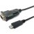 Equip 133392 cabluri seriale Negru 1,5 m USB tip-C DB-9 (133392) 98083303