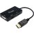 Equip 133441 adaptor pentru cabluri video 0,24 m DisplayPort DVI-D + VGA (D-Sub) + HDMI Negru (133441) 98083377