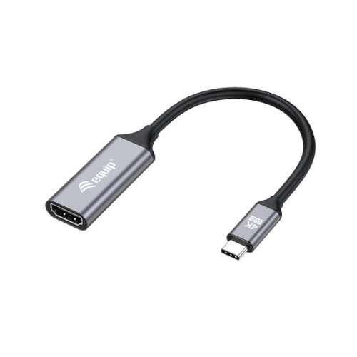 Equip USB-C - HDMI átalakító, 4K 60Hz, szürke