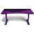 Front View of Arozzi Arena Deep Purple Galaxy Gaming Desk