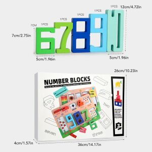Építőjáték számokkal - number blocks