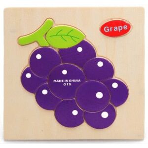 Fa puzzle - Szőlő (13 db-os készségfejlesztő játék kicsiknek)