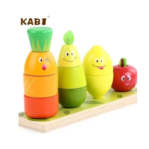 Fajáték gyümölcs torony - Kabi