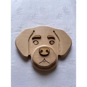 Natúr fa játék  - Kutya fej
