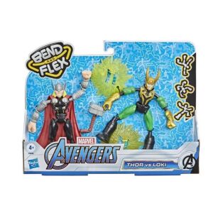 Avengers Bend & Flex játékfigurák - Thor és Loki