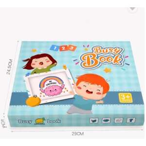 Fejlesztő Busy Book - Iskolába Készülőknek - 4 éves kortól