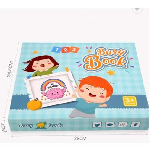 Foglalkoztató könyv gyerekeknek,  fejlesztő játék óvodásoknak,  játékon keresztüli tanulás,  finommotorika fejlesztése,  színfelismerés,  formafelismerés,  számlálási készség,  problémamegoldás,  logikai készség,  memória,  koncentráció