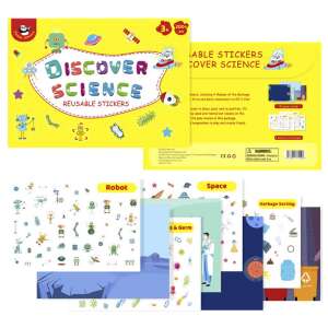 Panda Junior Ismétlődő Matricák - Űrkaland - 2-5 éveseknek