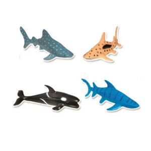 RSToys Tengeri Állat Figurák - 4 db - 18 cm