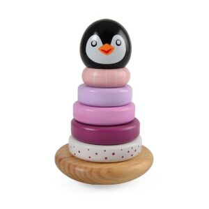 Pingvines toronyépítő - rózsaszín