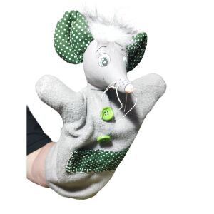 Kézműves Egér Báb - Puha, Vidám Játék