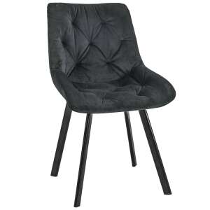 033 Étkezőszék szett 2 db - fekete