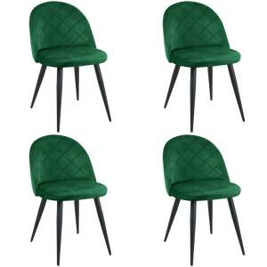 077 Étkezőszék szett 4 db - zöld