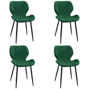 017 Étkezőszék szett 4 db - zöld