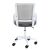 Akord Ergonomikus Forgószék FD-6 Fehér/Szürke, hátsó nézet