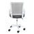Akord Ergonomikus Forgószék FD-6 Fehér/Szürke, hátsó nézet