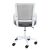 Akord Ergonomikus Forgószék FD-6 Fehér/Szürke, hátsó nézet