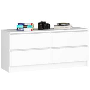4 fiókos Komód P55_120 #fehér