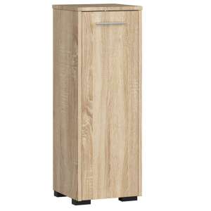 AKORD FIN S30 1D Sonoma Oak Bathroom Cabinet, 30cm wide, 85cm high, 30cm deep - Akord