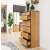 6-drawer chest of drawers, oak, P130_60, AKORD, open drawers