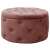 ALIA Púder Pink Velvet Storage Ottoman
