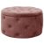ALIA Púder Pink Velvet Storage Ottoman