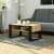 Akord DOMI Coffee Table in Modern Living Room - Oak and Black