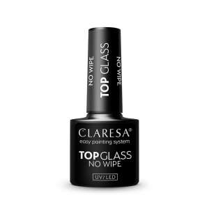 Claresa Top Glass No Wipe UV/LED Top Coat gel - Unghii artificiale cu gel
