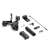 DJI RS 4 Combo camera stabilizer, includes gimbal, handle, extended handle, quick release plates, screws, cable, and DJI branding
