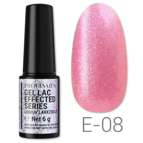 Profinails Gel Lac Effected Series LED/UV lakkzselé No. E-08, 6g - Nono