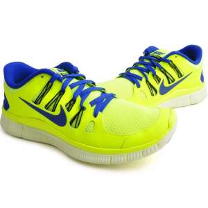 Nike Free 5+ men's running shoes in yellow and blue - Nike