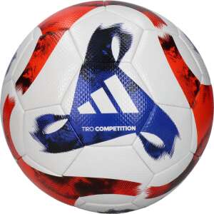 Adidas Tiro Competition soccer ball, size 5, white, red, blue - Sport & Leisure