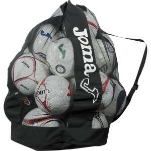 Joma Team soccer ball bag, black, holds 12-14 balls - Ball bags & net