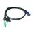 LevelOne KVM Kabel VGA->VGA/USB-A/PS/2         5.00m schwarz 98143625