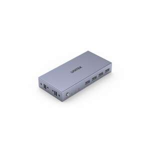 Unitek V307A 2 portos KVM kapcsoló, 4K HDMI, 4 USB port, szürke - Unitek