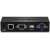 TRENDnet TK-EX4 KVM-Extender, Empfänger-Einheit, Rückansicht, zeigt Anschlüsse und Verbindungen