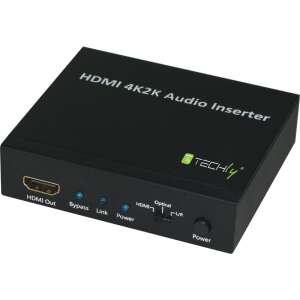 Techly IDATA HDMI-AI4K HDMI 4K2K Audio Umetnik 98145130 - KVM preklopnik
