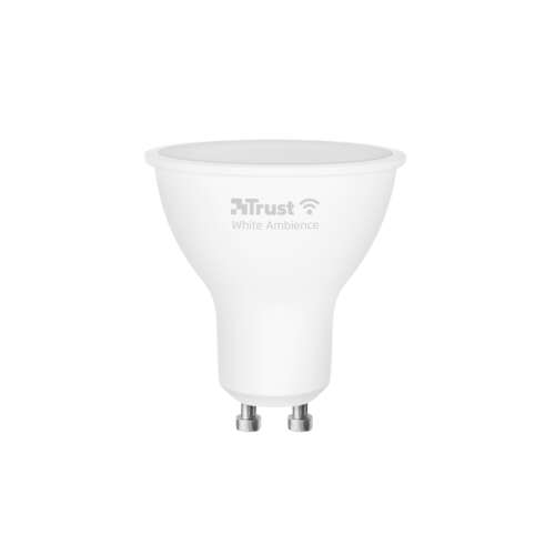 Trust Smart WiFi LED Spot Izzó, GU10, Fehér Hangulatfény, 0.5W, 345lm, 1800-6500K, Szabályozható