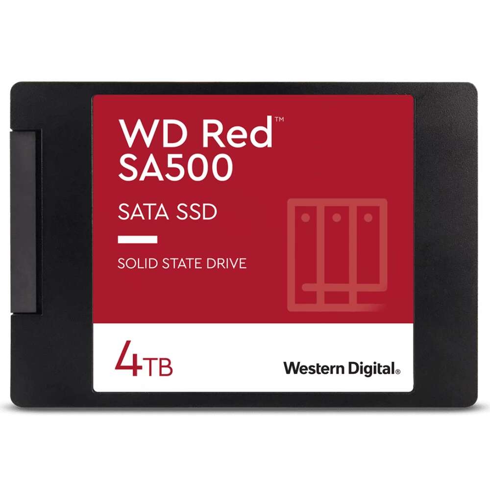 Western digital 4tb red sa500 2.5" sata3 nas ssd