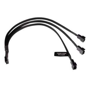 Alphacool 4-Pin Lüfter-Splitter-Kabel, 30cm, Schwarz, 4-fach - KVM Switch