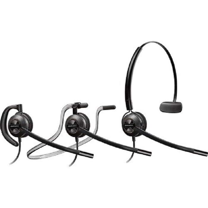 Plantronics 88828-02 3 az 1-ben vezetékes mono headset - fekete
