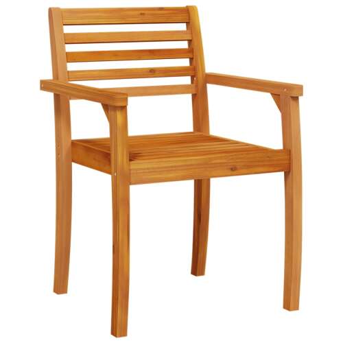 vidaXL 2 db tömör akácfa kerti szék, 59 x 55 x 85 cm - Otthon és kert